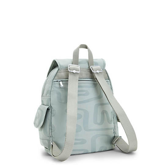 Kipling City Pack Small Classic Printed Hátizsák Türkiz | HU 1504WN